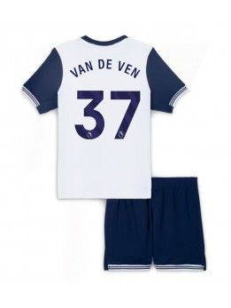 Tottenham Hotspur Micky van de Ven #37 Replika Hemmakläder Barn 2024-25 Kortärmad (+ byxor)